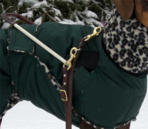 guide dog coat harness opening