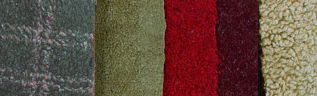 Pita Bed outer fleece fabric colors