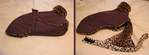 brown dog coats